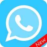 whatsapp blue guide android application logo